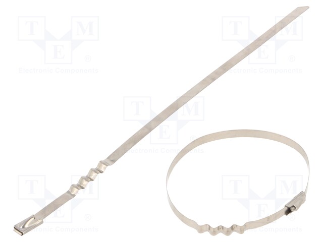 Cable tie; L: 200mm; W: 4.6mm; acid resistant steel AISI 316; 445N