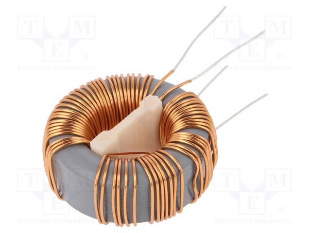 Inductor: wire; THT; 15mH; 5A; 54mΩ; 230VAC; 21x12mm; -20÷+50%; 10kHz