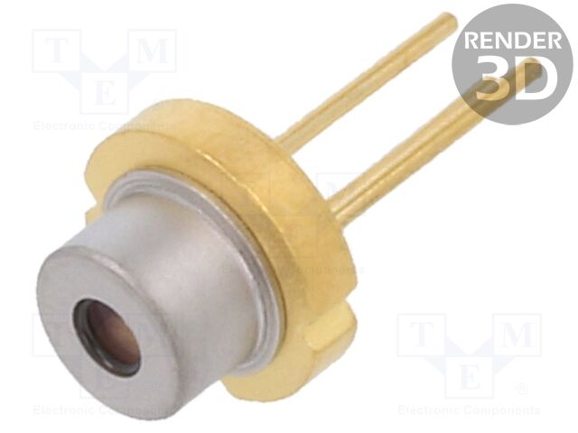 Diode: laser; 805-811nm; 500mW; 8/28; TO9; THT; Colour: infrared