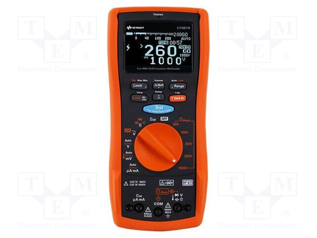 Insulation resistance meter; OLED; 50V/100V/250V/500V/1000V