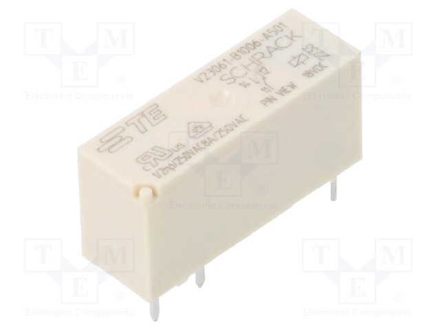 Relay: electromagnetic; SPDT; Ucoil: 18VDC; 8A; 8A/240VAC; 8A/30VDC