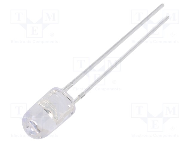 LED; 5mm; orange; 5800÷7000mcd; 30°; 20mA; 1.8÷2.6V; Front: convex