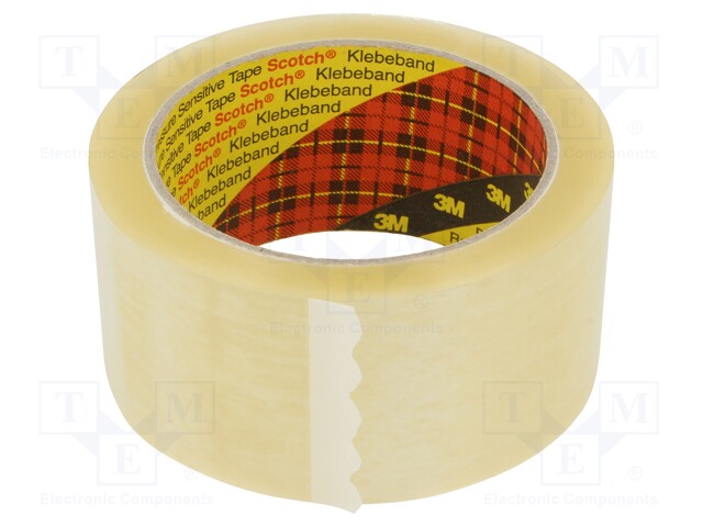 Storage accessories: packing tapes; colourless; W: 50mm; L: 66m