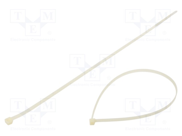 Cable tie; L: 540mm; W: 7.6mm; polyamide; 550N; natural; Ømax: 159mm