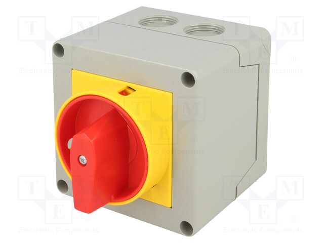 Switch: cam switch; Stabl.pos: 2; 16A; 0-1; Mounting: in housing