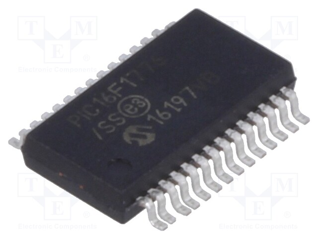 PIC microcontroller; Memory: 14kB; SRAM: 1024B; 2.3÷5.5VDC; SMD