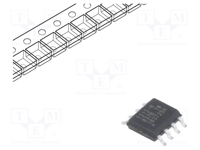 AVR microcontroller; EEPROM: 64B; SRAM: 128B; Flash: 2kB; SO8