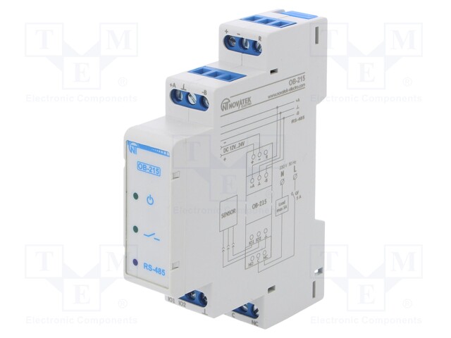 Industrial module: digital I/O module; 12÷24VDC; Mounting: DIN