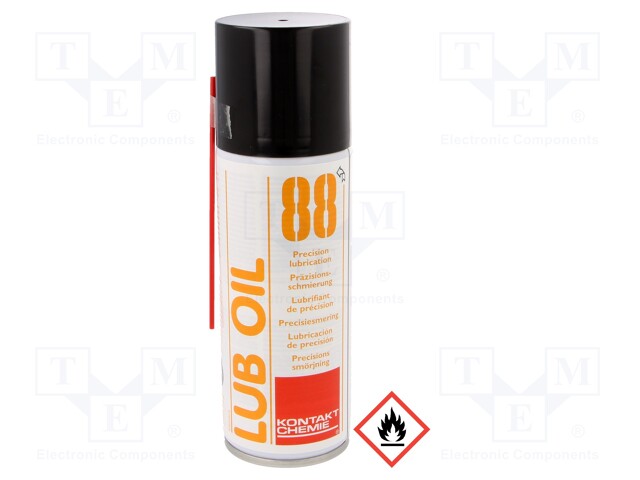 Oil; colourless; spray; can; LUBOIL88; 200ml