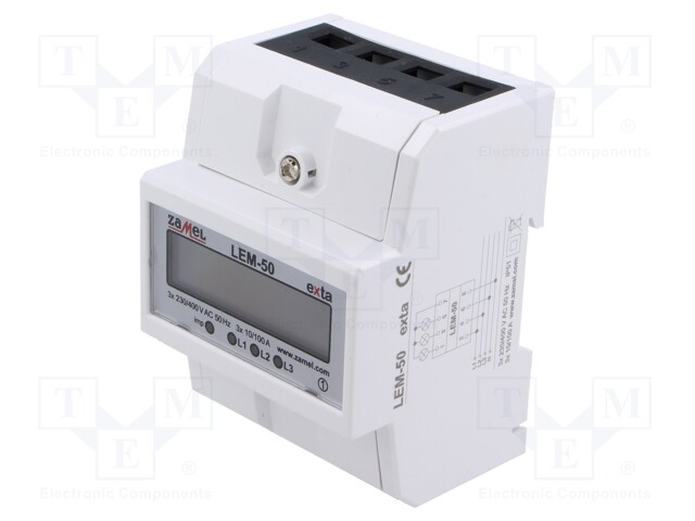 Controller; for DIN rail mounting; IP51; Ioper.max: 100A; 2W