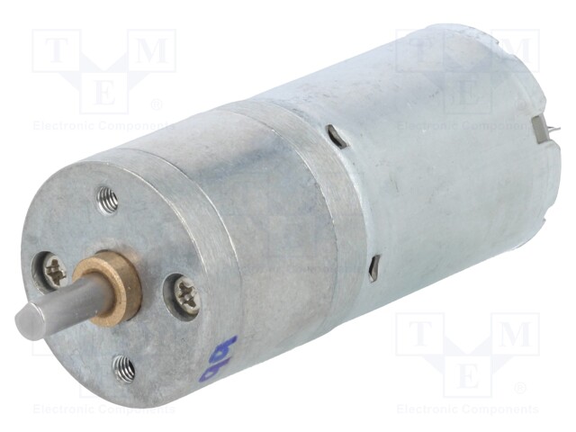 Motor: DC; with gearbox; LP; 12VDC; 1.1A; Shaft: D spring; 55rpm