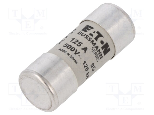 Fuse: fuse; gG; 125A; 400VAC; ceramic,cylindrical,industrial