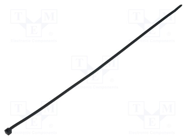 Cable tie; L: 390mm; W: 4.7mm; polyamide; 355N; black; Ømax: 110mm