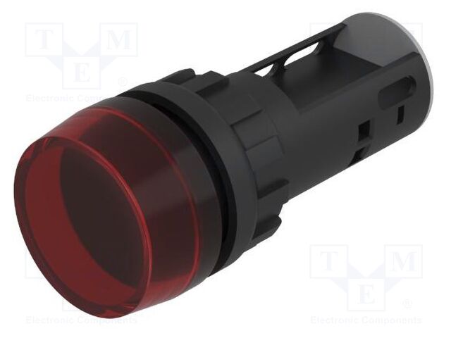 Control lamp; 22mm; OptoHiT; -40÷55°C; Ø22.3mm; IP65; red