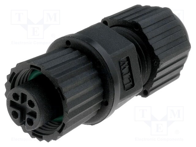 Plug; M12; PIN: 4; female; A code-DeviceNet / CANopen; for cable