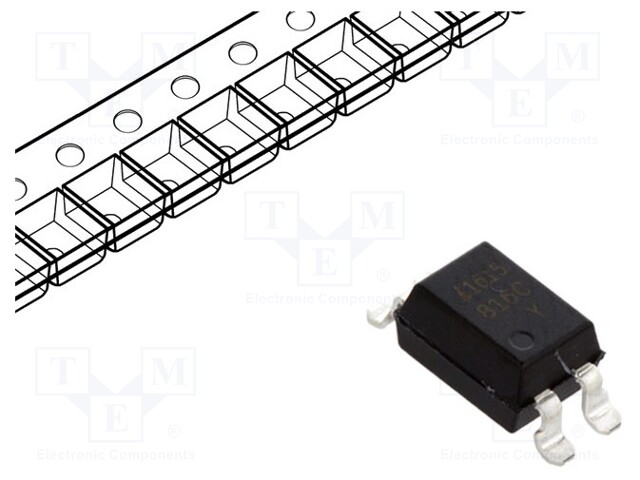 Optocoupler; SMD; Channels: 1; Out: transistor; Uinsul: 5kV; Uce: 80V