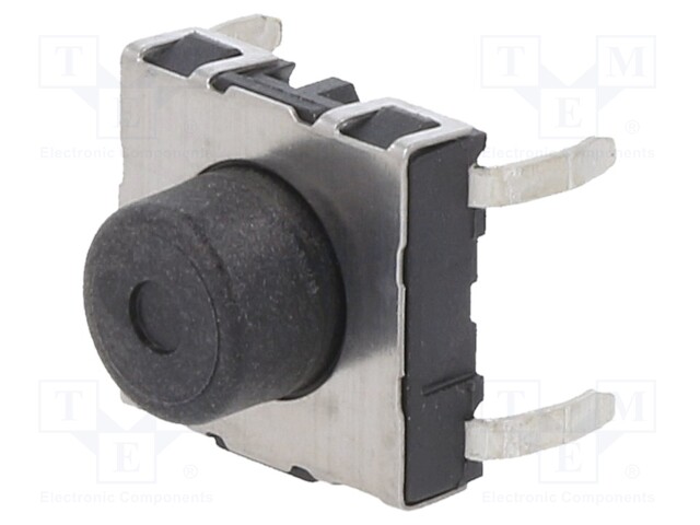 Tactile Switch, PMS Series, Top Actuated, Through Hole, Round Button, 220 gf, 50mA at 42VDC