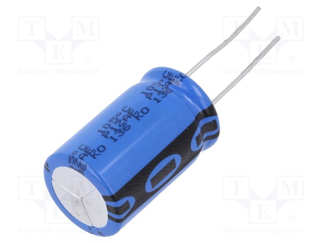 Capacitor: electrolytic; 470uF; 63VDC; Ø16x25mm; ±20%; -40÷85°C