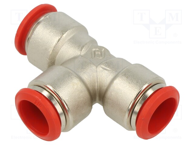 Push-in fitting; T-tap splitter; -0.99÷20bar; 14mm