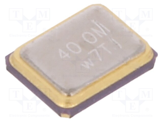 Resonator: quartz; 40MHz; ±50ppm; 18pF; SMD; 2.5x2x0.6mm