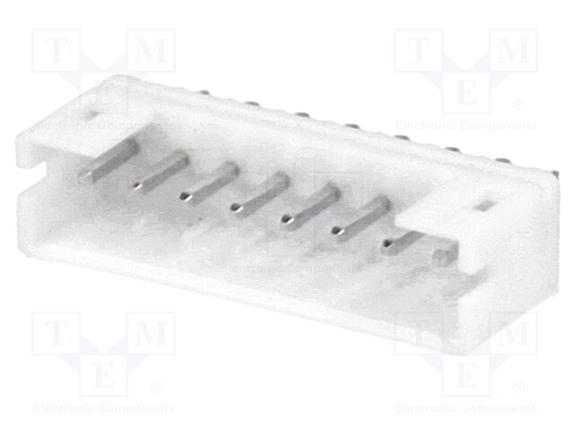 Socket; wire-board; male; 2mm; PIN: 8; THT; 1A; tinned; -25÷85°C; 100V