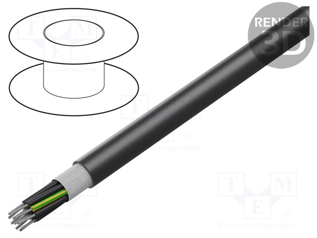 Wire; HELUTHERM® 145 MULTI; stranded; Cu; 12G1,5mm2; polyolefine