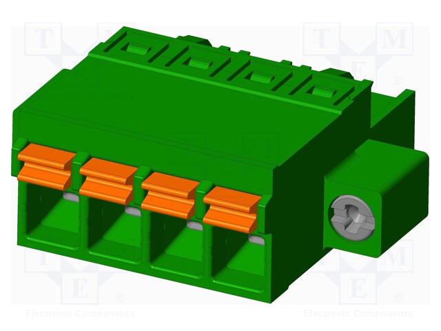 Connector: pluggable terminal block; plug; female; straight; 12A