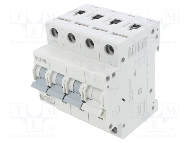 Circuit breaker; 230/400VAC; Inom: 25A; Poles: 3+N; DIN; Charact: C