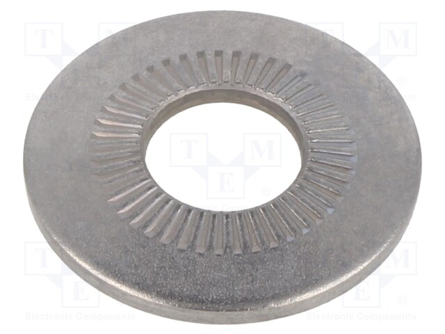 Washer; internally serrated; M12; D=32mm; h=3.6mm; BN 21207