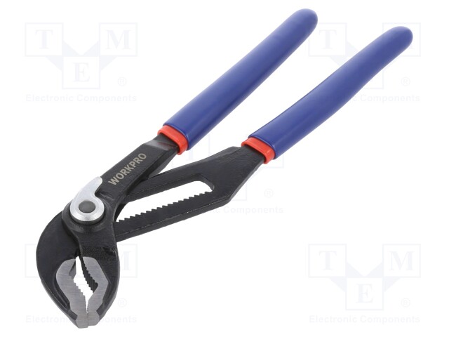 Pliers; adjustable; 250mm; two-component handle grips