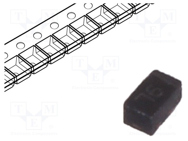 Diode: Zener; 0.25W; 15V; SMD; reel,tape; X1-DFN1006-2