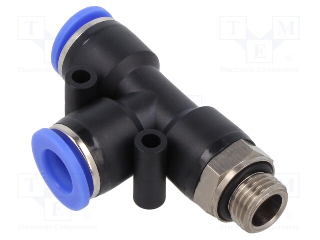 Push-in fitting; T-tap splitter; -0.95÷15bar; Thread: G 1/4"