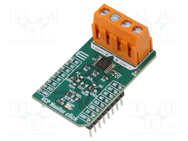 Click board; current meter; I2C; INA260; 3.3/5VDC