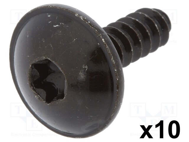 Screw; 10pcs; Audi,Seat,Škoda,VW; OEM: N90775001; L: 15.8mm; steel