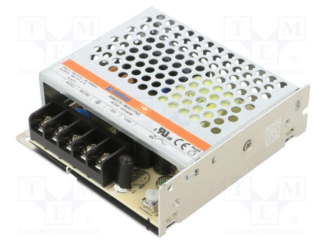 Power supply: switched-mode; voltage source; 75W; 36VDC; 89A; 220g