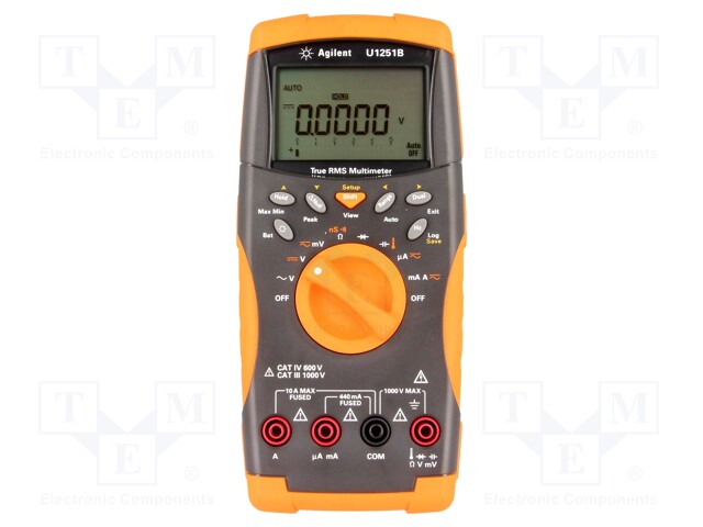 Digital multimeter; LCD 5 digits (50000); Bargraph: 21segm.