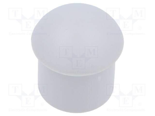 Stopper; polyamide; light grey; L: 14.5mm; -20÷100°C; Entrelec