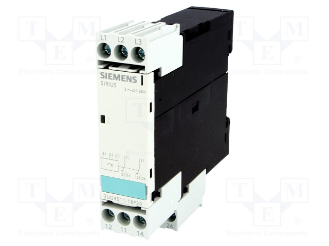 Module: voltage monitoring relay; phase sequence; DIN; DPDT; IP20
