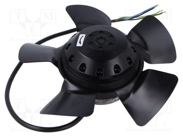 Fan: AC; axial; 500VAC; Ø195x73mm; ball; 3150rpm; IP44; Kind: 3-phase