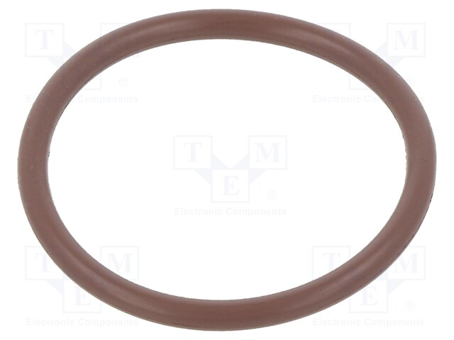 O-ring gasket; FPM; D: 2mm; Øint: 23mm; brown; -20÷200°C