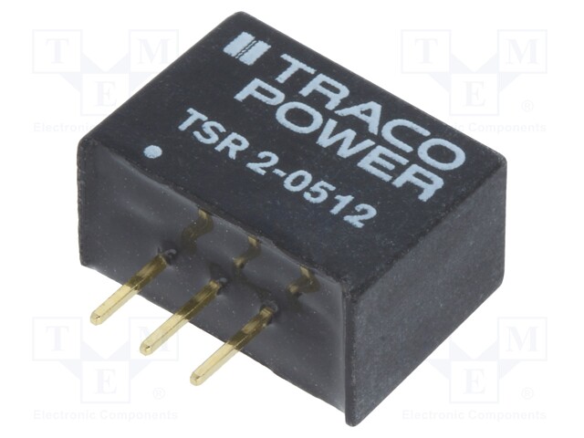 Converter: DC/DC; Uin: 3÷5.5V; 1.2VDC; Iout: 2A; SIP3; 14x10.1x7.5mm