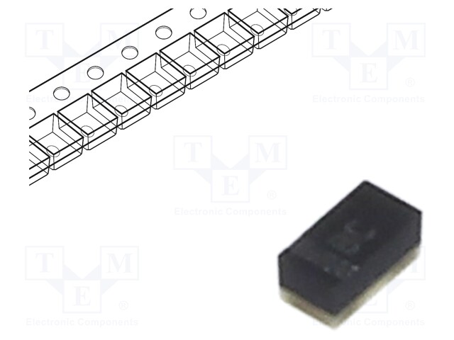 Diode: Schottky rectifying; SMD; 40V; 0.2A; Ufmax: 1000mV; 0603