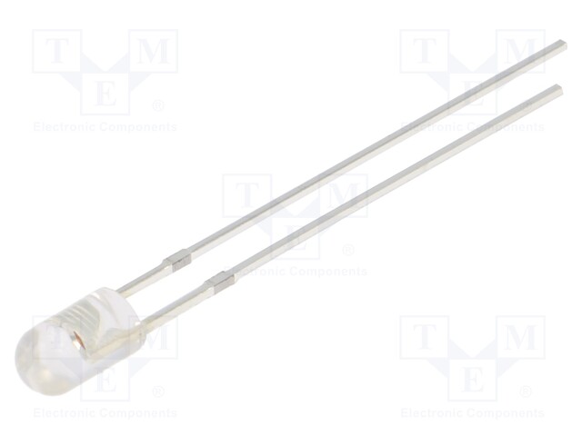 LED; 3mm; yellow; 8400÷10000mcd; 30°; Front: convex; 2.1÷2.6V