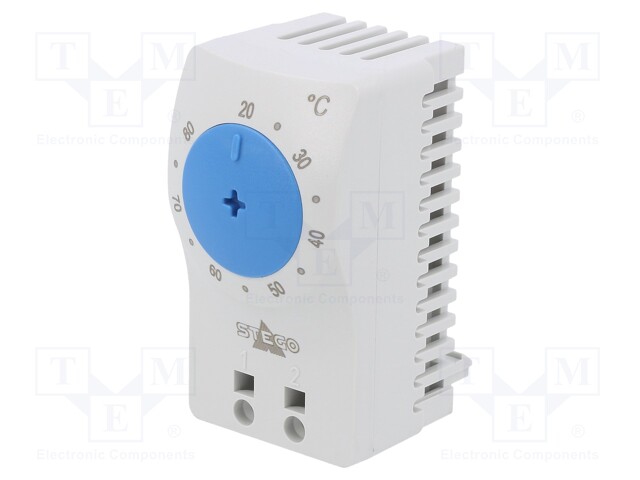 Sensor: thermostat; NO; 3A; 250VAC; spring clamps; 60x33x41mm; IP20