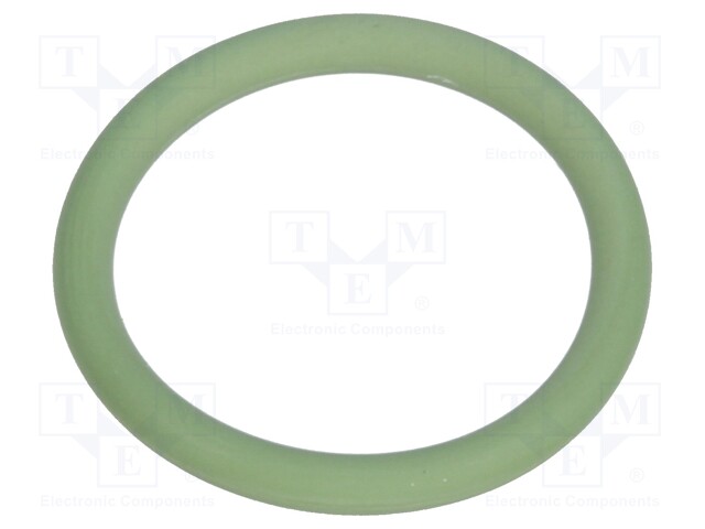 O-ring gasket; FPM; D: 1.5mm; Øint: 12mm; M16; green; -40÷200°C