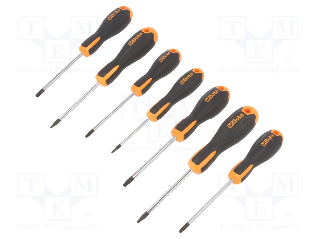 Kit: screwdrivers; Pcs: 7; Torx® with protection; EVOX