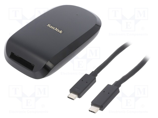 Card reader: memory; USB 3.1; CFexpress B; black