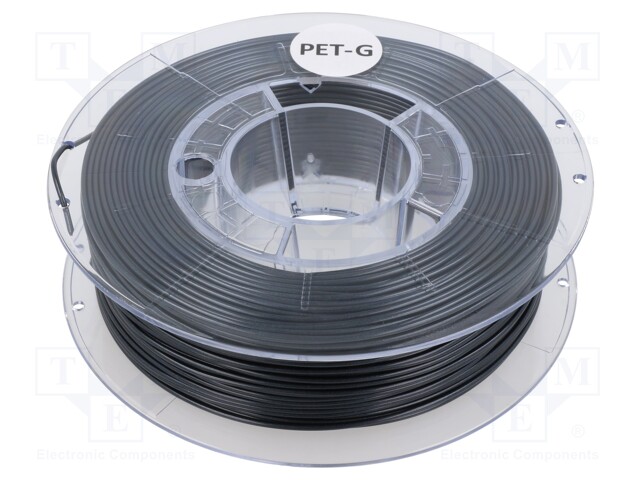 Filament: PET-G; Ø: 1.75mm; dark steel; 220÷250°C; 330g