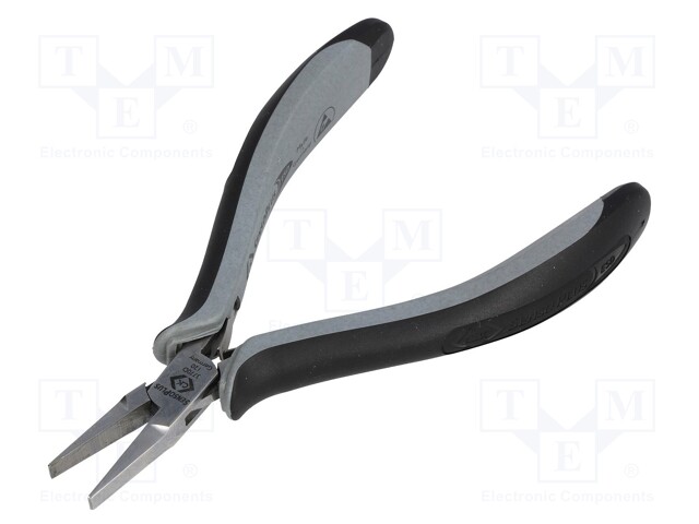 Pliers; flat; ESD; Blade length: 22mm; Tool length: 130mm