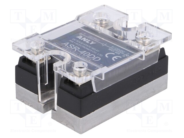 Relay: solid state; Ucntrl: 3÷32VDC; 40A; 5÷120VDC; Series: ASR